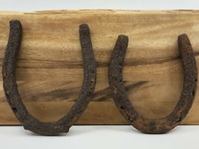 Two Antique Horse Shoes - Heavily Coated - Best Offer