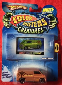 hot wheels color shifters creatures