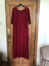 Evening Dress Red Lace ( Lined) Size XXL - Ideal For The Christmas Season