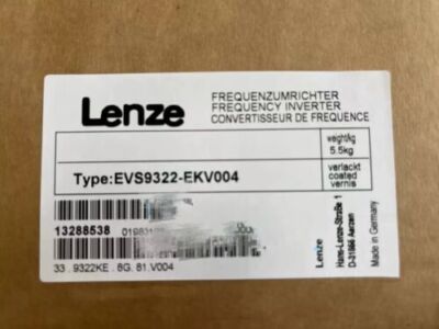 EVS9322-EKV004 NEU LENZE EVS9322EKV004 SERVO DRIVE