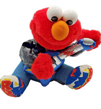 ELMO'S PRESCHOOL ROCK 'N ROLL TOY SESAME STREET GUITAR. TESTED, WORKING
