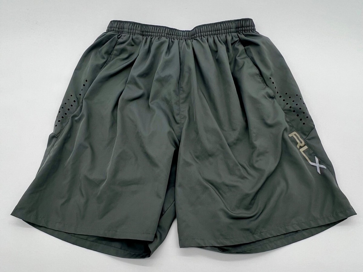 31インチ RLX Ralph Lauren Golf Camo Shorts POLO RLX RALPH LAUREN CAMO GOLF SHORTS BOYS 12 GRAY ACTIVE