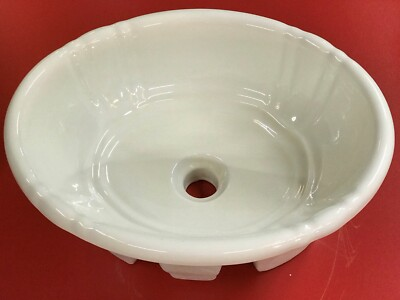 #ad #ad Drop In Bathroom Sink in Bisque NEW $50.00