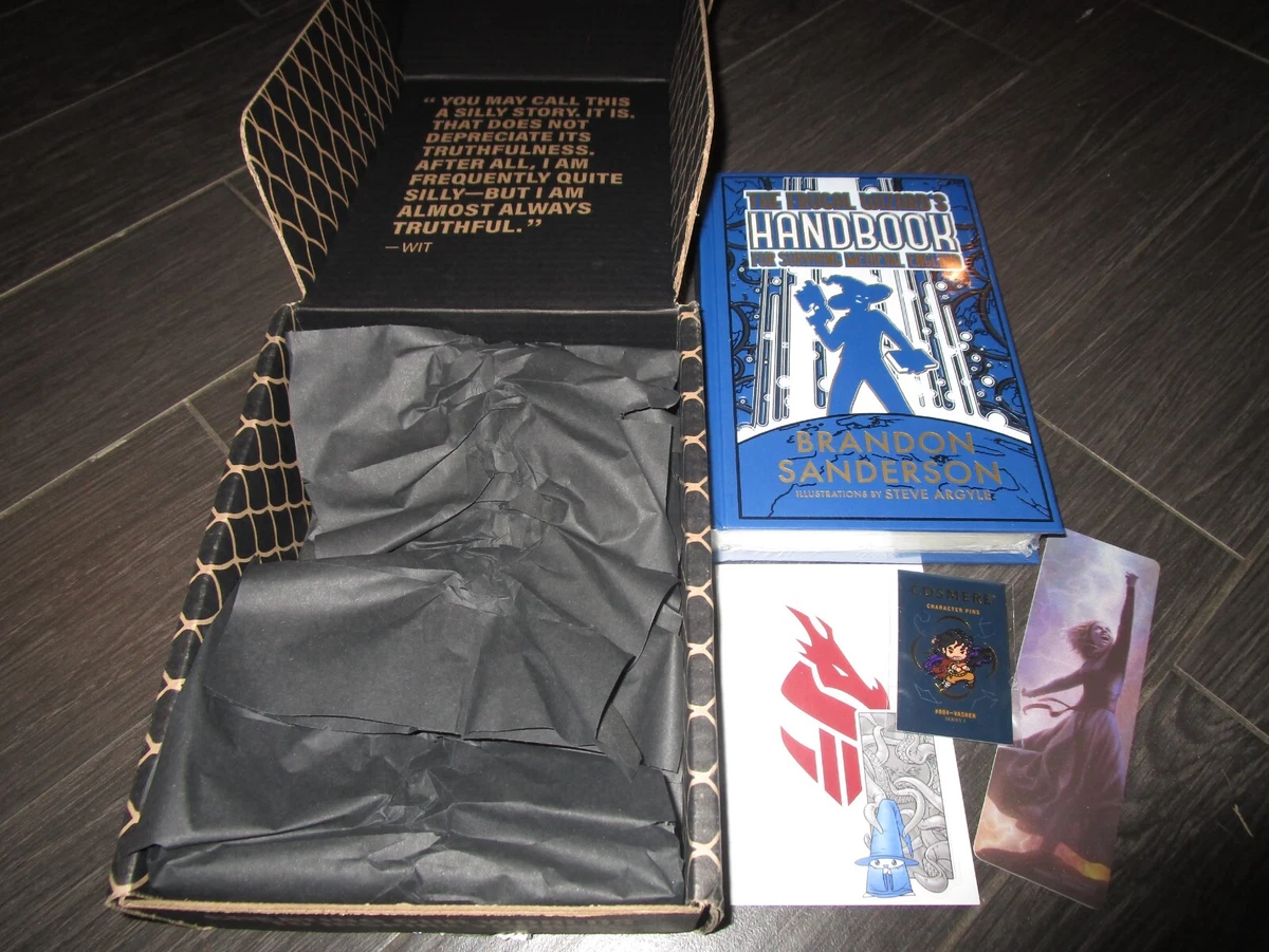 Brandon Sanderson Kickstarter HC Frugal Wizard's Handbook Swag Secret Project #2