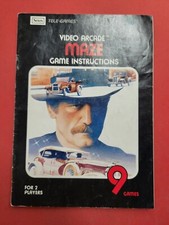 Tele-Game Maze 9 Games Instruction Manual ONLY