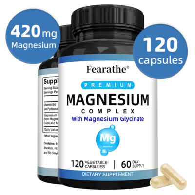 Magnesium Complex Capsules Calm & Relaxation Support,Balance Emotional