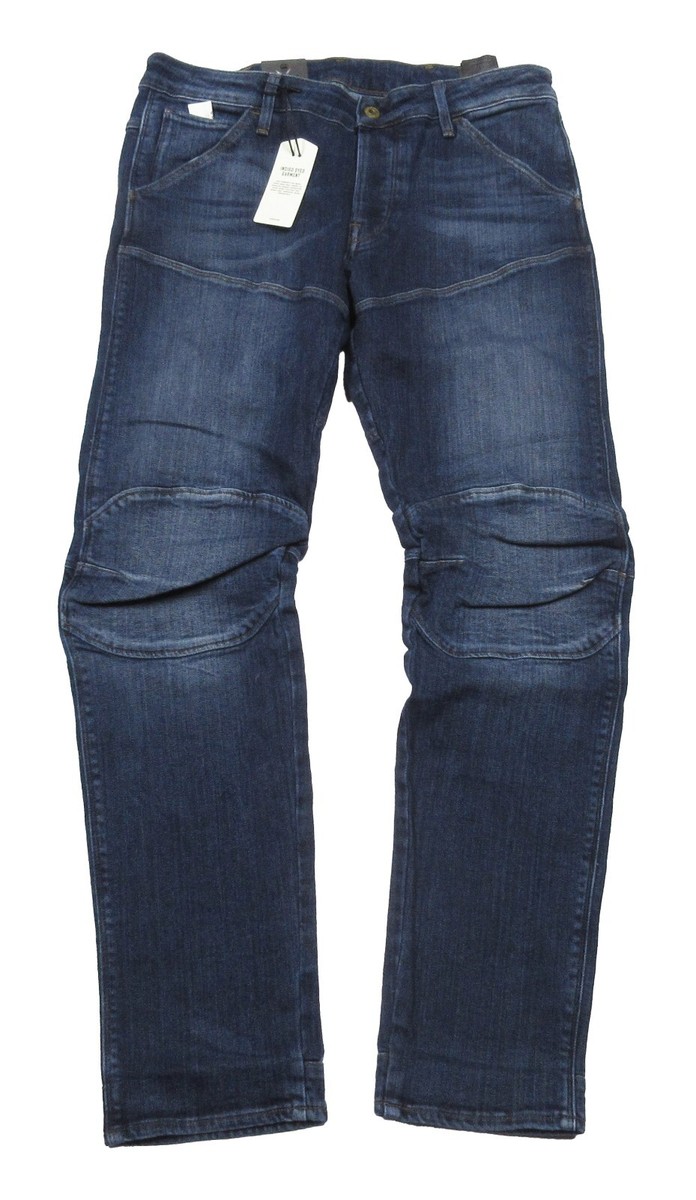 G-Star RAW Medium Aged Blue 5620 Deconstructed 3D Low Tapered Cerro Stretch  Jean