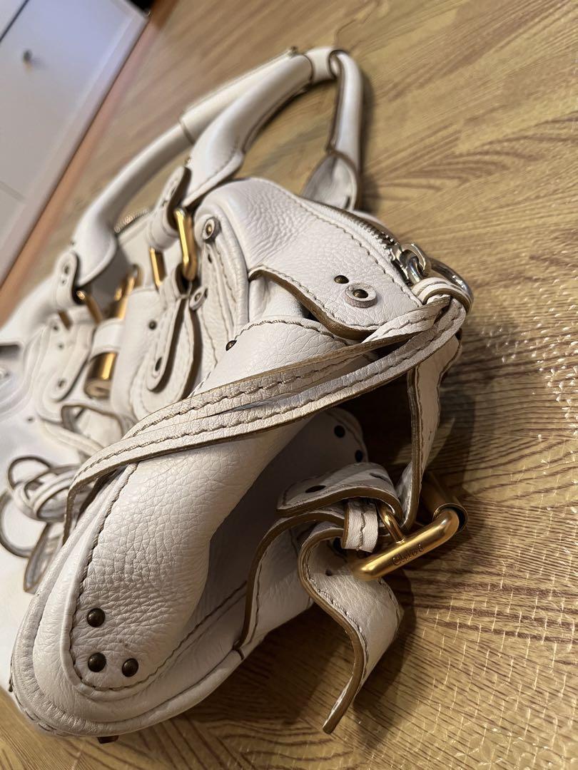 Chloe パディントン ホワイト Paddington leather handbag Chloé White in Leather - 42974799