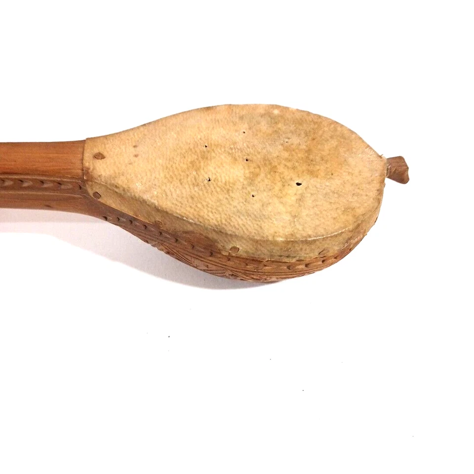 Vintage Carved Horse Head Balkan Guise Instrument Miniature 10.5" - Image 4 of 4