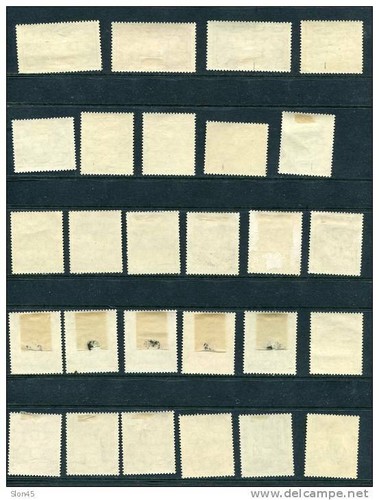 Germany 1955 Mi 447-509 MNH/MH Complete Year (-9 stamps)+3 Blocks Mi 11-3 - Picture 5 of 6