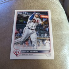 2022 Topps Series 1 Baseball Miguel Sano - Minnesota Twins #123