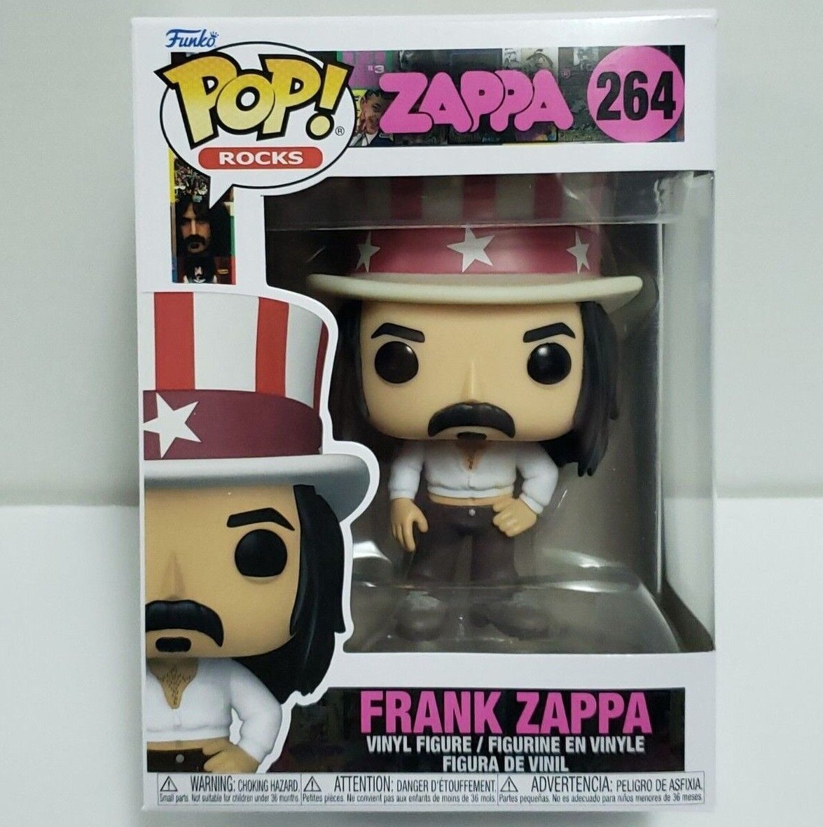 FRANK ZAPPA - Funko POP Rocks #264 Collectible Vinyl Figure BRAND