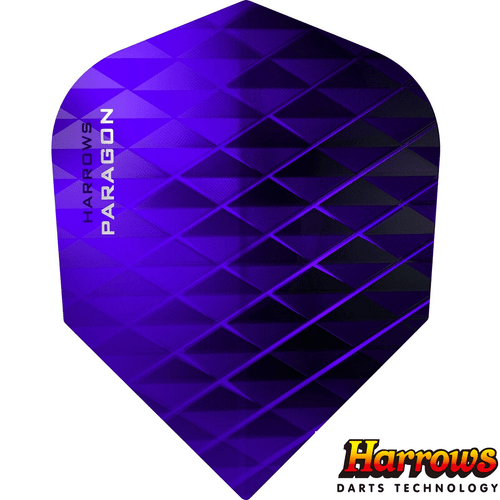 Harrows Paragon Flights - Purple - 100 micron Extra Strong