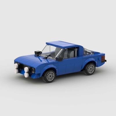 Ford Escort mk 2 MOC brick car speed champions City  Racing