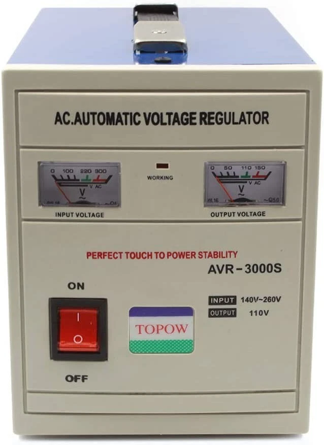 3000 Watt Step Down 220V to 110V Voltage Converter + Automatic Voltage Regulator - Image 2 of 4