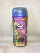 ONE Arctic CHILL BLUE Towel Cooling Cool Hot Flashes Sports Exercise STAYS COOL