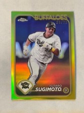 2024 Topps Chrome NPB Yellow Refractor Yutaro Sugimoto /75 #172 Buffaloes