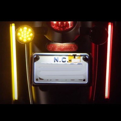 Custom Dynamics Dual Color 14'' LED Plasma Rods Plug-n-Play Indian Touring 15-20