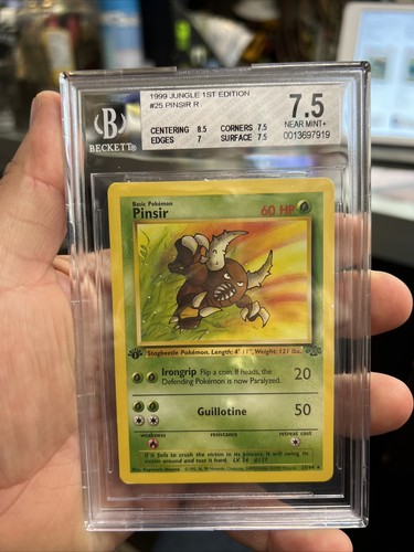 Pinsir (1st Edition) graded BGS 7.5 for sale on eBay
