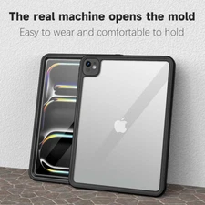 Waterproof Case For Apple iPad Pro M4 13 in (A2925/A2926) Shockproof Stand Cover