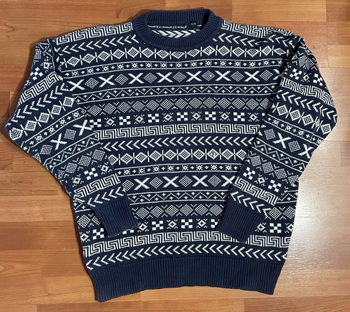Vintage Ugly Grandpa Sweater XL 