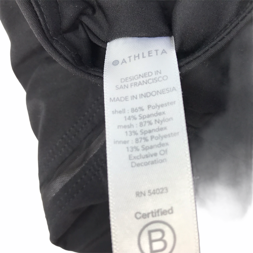 Athleta Black Running Athletic Shorts Sz Women's Medium Free Short 3.5" Inseam - Picture 9 of 9