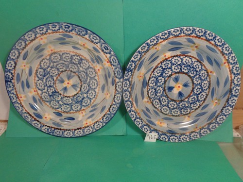 Platos de ensalada Temp-Tations 8" azul para horno del viejo mundo, 2 unidades (usados/usados en excelente estado) - Imagen 1 de 6