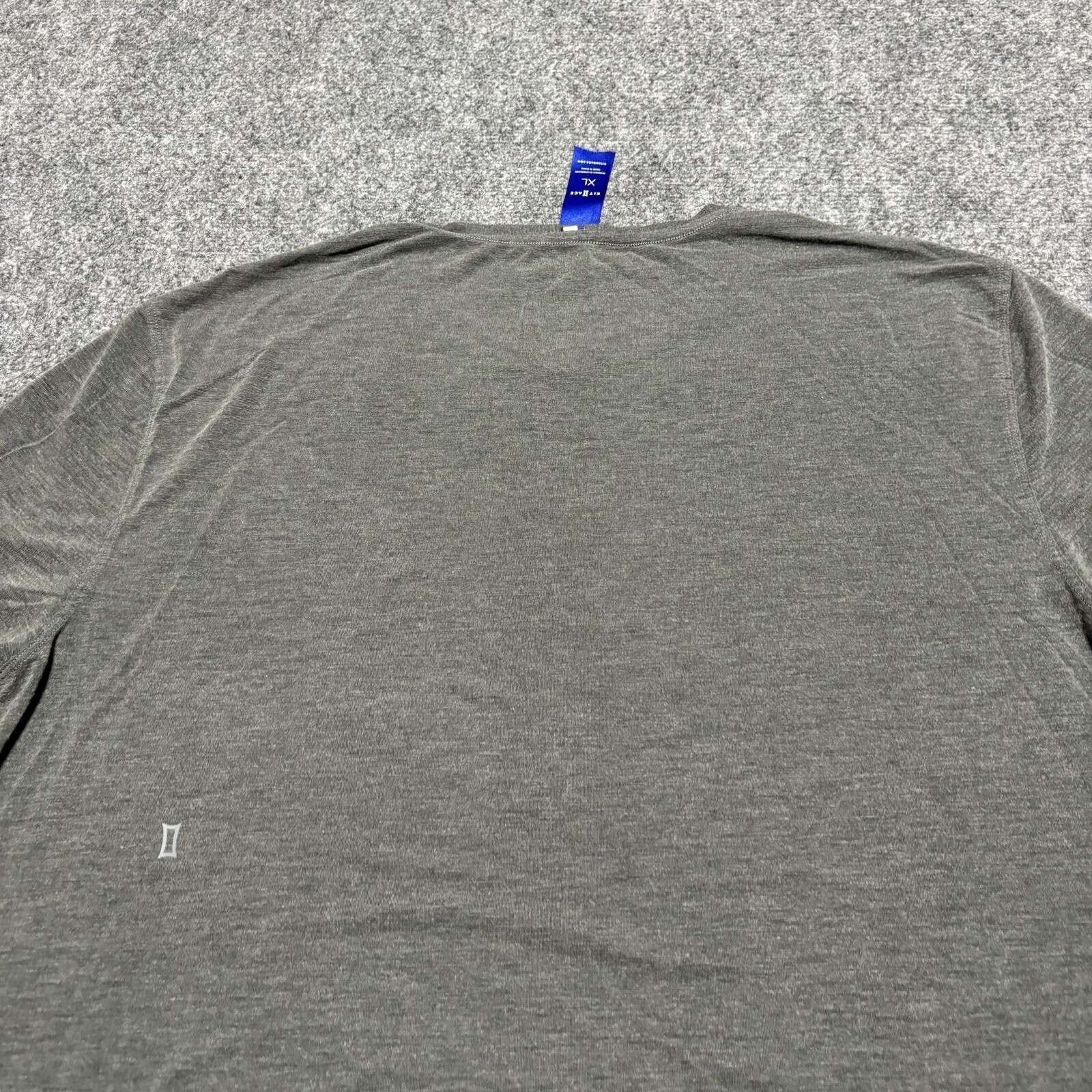 Kit & Ace Shirt Men's Extra Large Gray Acrylic Rayon Blend Crew Neck Lightweight