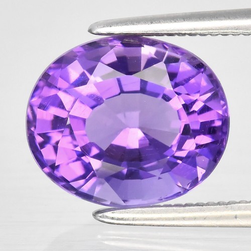 💎 2.54ct 9.5x8mm VS Oval Natural Purple Amethyst - Unheated Mozambique Gem