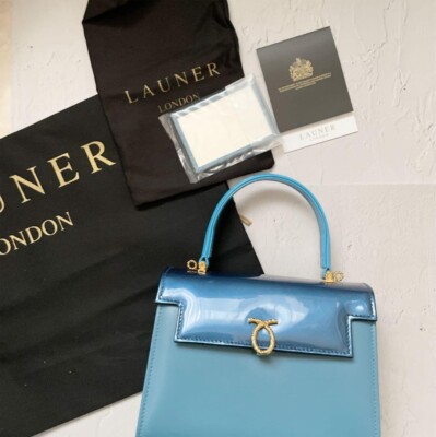 LAUNER バッグ Launer London Traviata Handbag in Capri with Black Interior | The