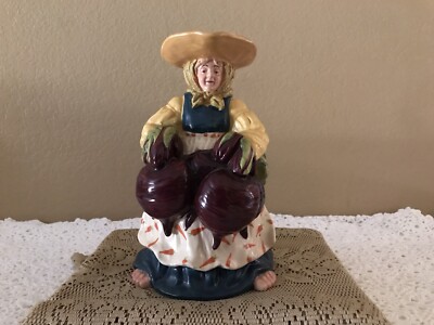 BLUE SKY Pitcher Garden Lady w/ Radishes