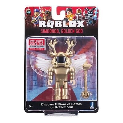 Roblox Simoon68 Golden God Series 7 Core Action Pack Kids Toys Sharkbait Code Ebay - roblox music number for god's plan