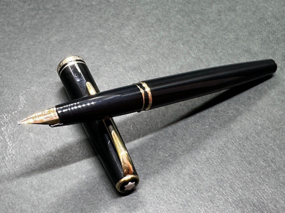 Excellent++] MONTBLANC GENERATION Black GT Vintage Fountain Pen