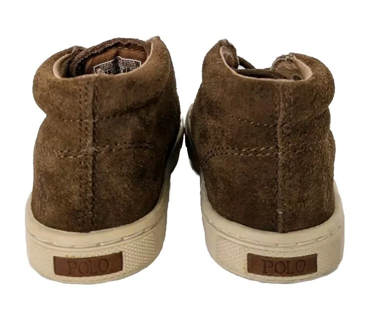 Niño pequeño Talla: 6 Polo Ralph Lauren Derek Marrón Gamuza Chukka Botas Foto 4 de 4