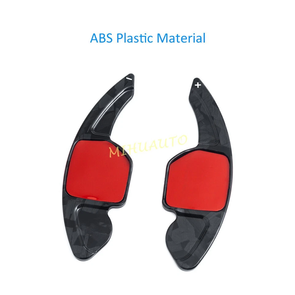 For Audi A3 A4 A5 A6 A7 A8 Q3 Q5 11-18 Car Steering Wheel Shifter Paddle Black - Image 3 of 4