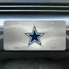 Dallas Cowboys NFL Chrome Die Cast License Plate