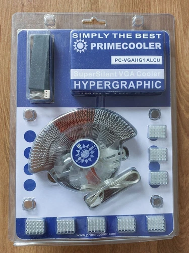 PRIMECOOLER PC-VGAHG1 ALCU BLUE LED universal VGA cooler GEFORCE RADEON