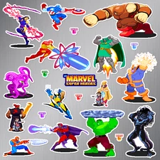 Marvel Super Heroes Magnets Arcade 21 Magnet Pack