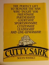 1980 CUTTY SARK Scotch Whisky print ad