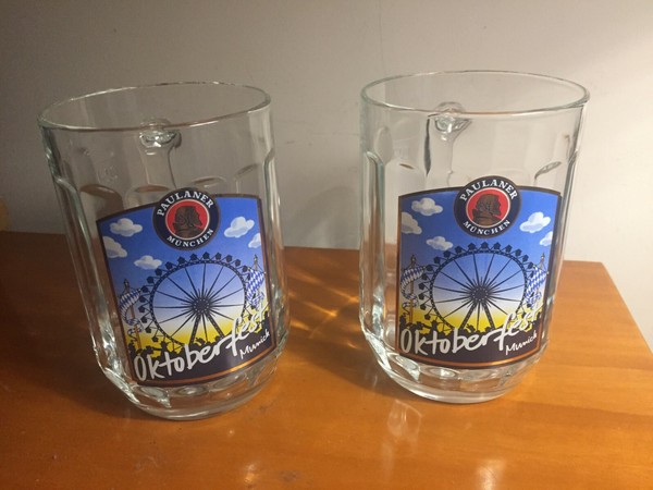 LOTEDOS JARRAS CERVEZA PAULANER