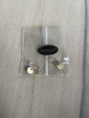 Plättchen Ohrringe 925 Sterling Silber Vergoldet Echt Ohrhänger Neu Elli