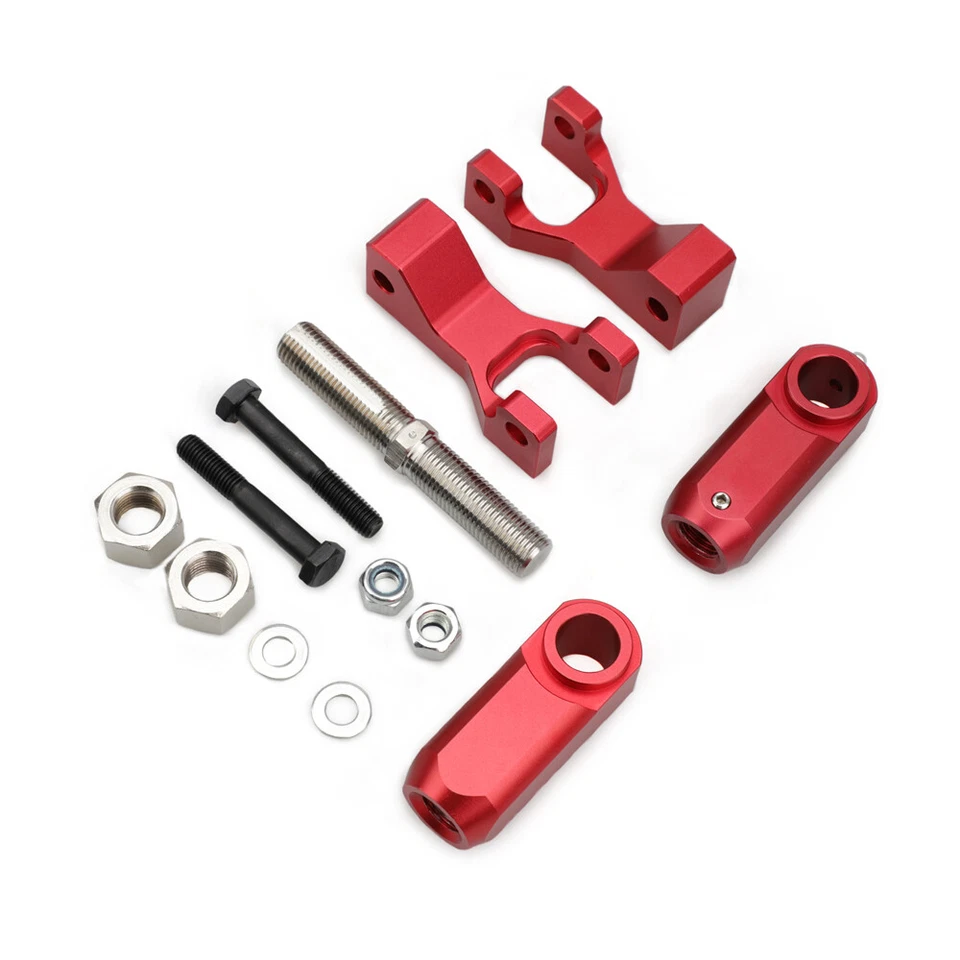 Rot ATV Tieferlegungssatz vorne & hinten für Yamaha Raptor 350 660 700 Aluminium - Image 2 of 4