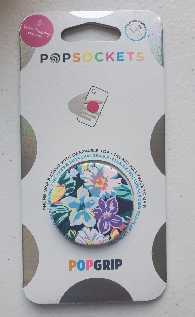 PopSockets PopGrip HAPPY BLOOMS Vera Bradley Exclusive Design (New