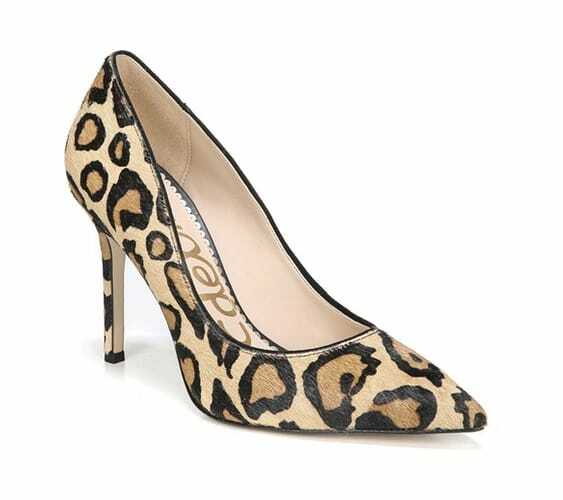 Sam Edelman Hazel Pointed Toe Stiletto Heel Pump New Nude Leopard Calf Hair Sam Edelman Hazel Pointed Toe Stiletto Heel Pump New Nude Leopard Calf Hair