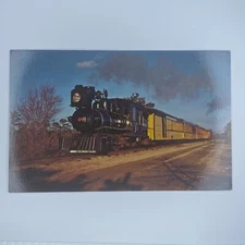 Edaville Railroad Train #3 Chrome Postcard DB UNP Cranberry South Carver MA