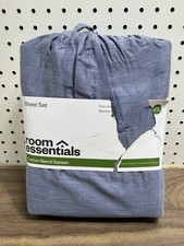 Room Essentials Sheet Set Twin/Twin XL Cotton...