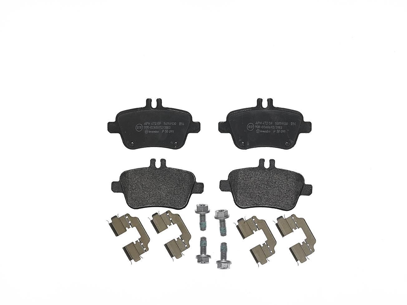 Brembo Bremsbelagsatz hinten [Hersteller-Nr. P50091] für Mercedes-Benz - Bild 5