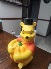 Fall Disney Winnie the Pooh Pumpkin Soap Dispenser Yellow