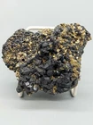 Fascinating mineral step with pyrite and sphalerite