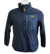 LL Bean Women  s Mountain Classic Windproof Fleece Jacket Blue Outdoor Sz Medium